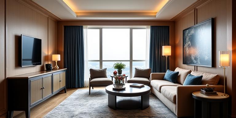 Suite de lujo en hotel cinco estrellas