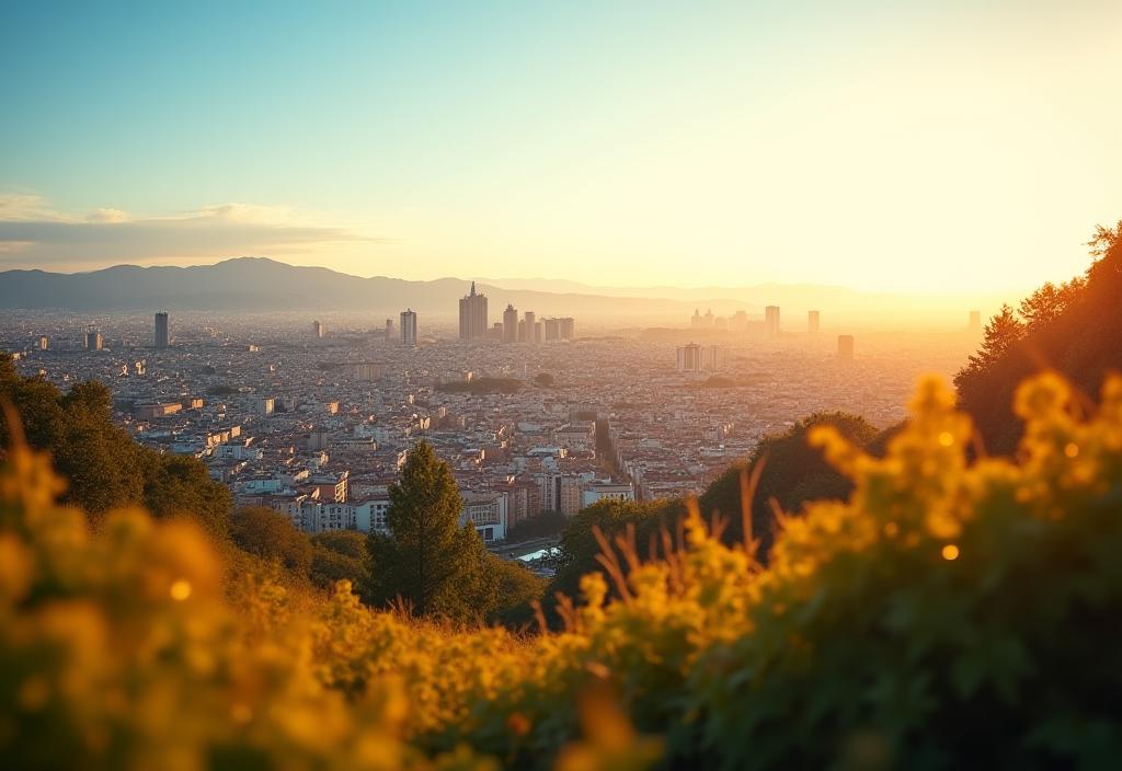 Vista panorámica de destinos exclusivos desde Madrid